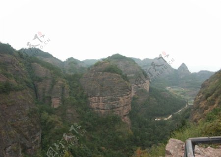 永康方岩的风景图片
