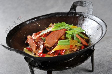 香锅莴笋腊肉图片
