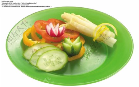 蔬菜拼盘图片