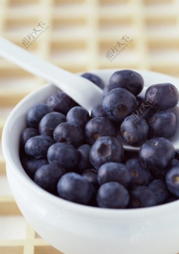 蓝莓高清摄影图片