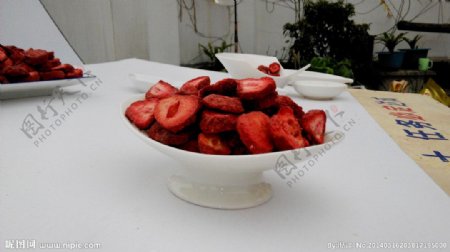 冻干草莓图片