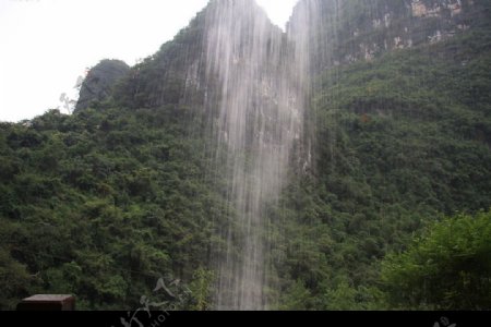瀑布自然景观图片