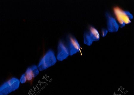 蓝色火焰小火苗图片