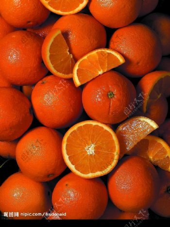 鲜橙背景图片
