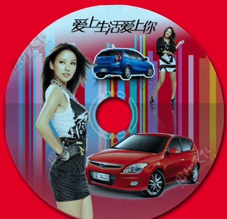 美女汽车CD图片