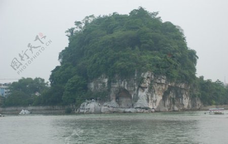 象鼻山图片