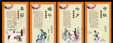 中国传统节日展板图片