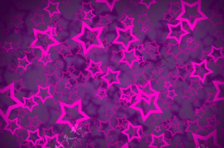 粉紫色闪动的五角星星背景图图片