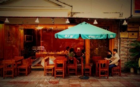 阳朔的咖啡厅图片