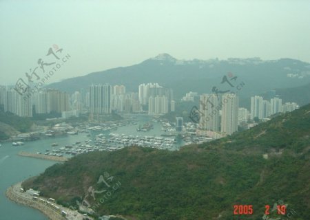香港雾景图片