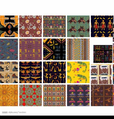 非洲土著风格底纹图片