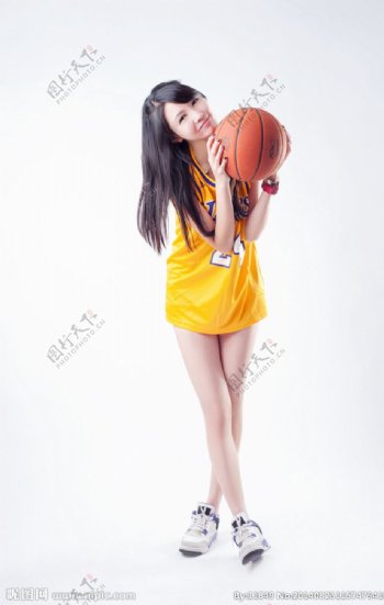 篮球宝贝图片