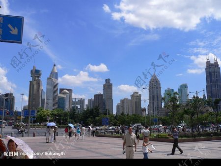 繁华都市上海图片