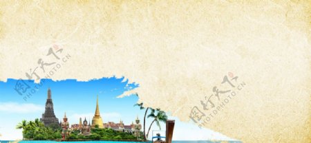 泰国背景板图片