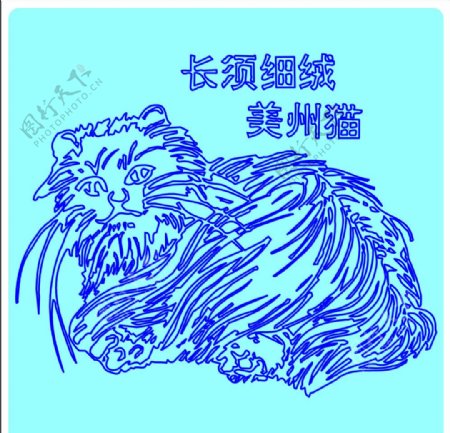 可爱的手绘猫咪图片