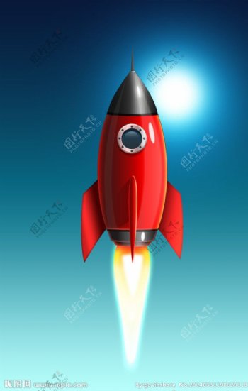小火箭加速图标图片