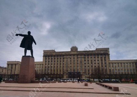 列宁广场图片