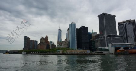 曼哈顿东河一角图片