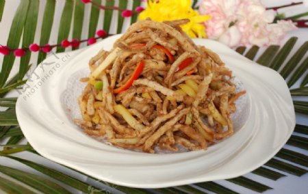 鹅肝酱茶树菇图片