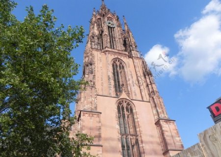 德国黑森州首府维斯巴登大教堂图片