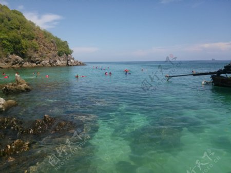 泰国普吉蛋岛浮潜图片