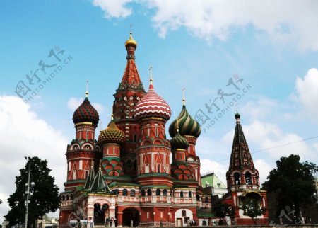 莫斯科瓦西里升天大教堂图片