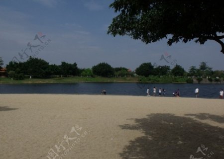 松湖风景图片