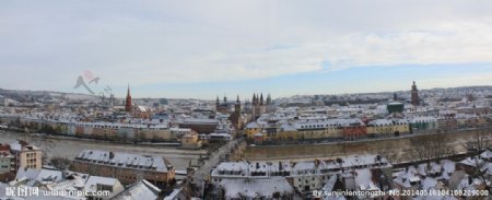 维尔茨堡冬景图片