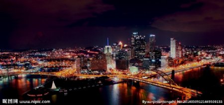 匹兹堡夜景图片