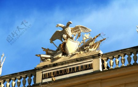 维也纳美泉宮雕像图片