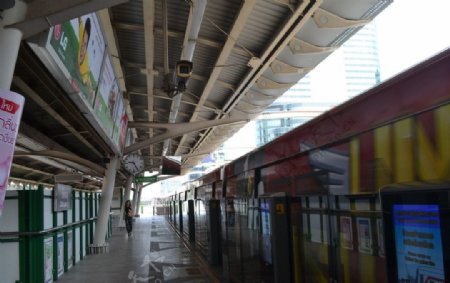 曼谷地铁站台图片