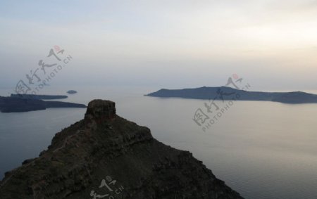 希腊易莫洛林悬崖图片