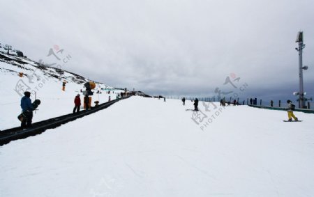 新西兰南滑雪场图片