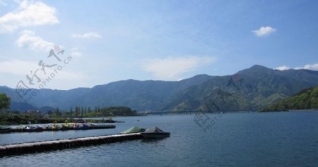 日本河口湖美景图片