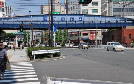 日本车站前图片
