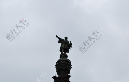 巴塞罗那哥伦布之柱图片