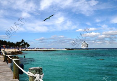 加勒比海邮轮图片