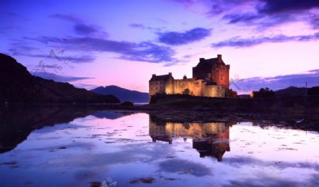 苏格兰古堡图片