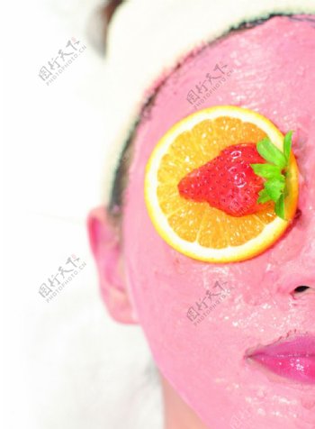 橙子面膜图片