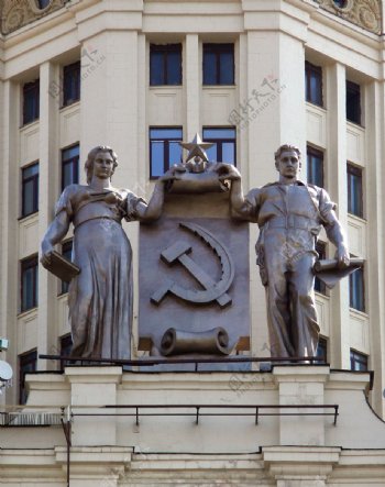 苏联时代雕塑图片