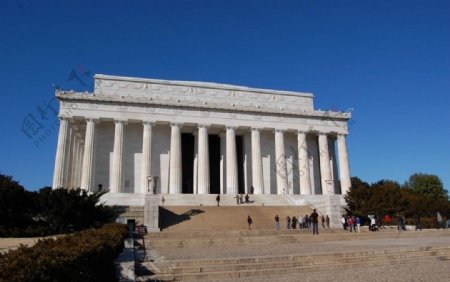 美国华盛顿林肯纪念堂图片