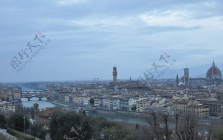 佛罗伦萨城市全景图片