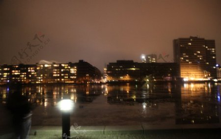 根本哈根夜景图片