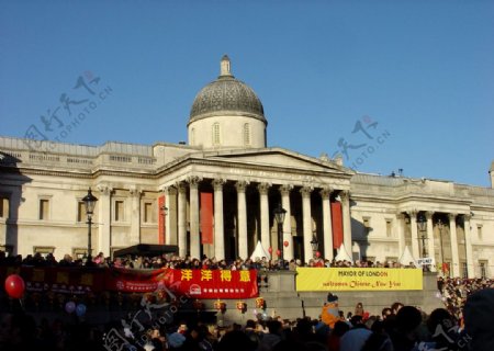 英国伦敦特拉加法尔广场华人狂欢节图片