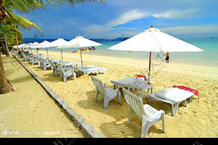 菲律賓沙灘風情图片
