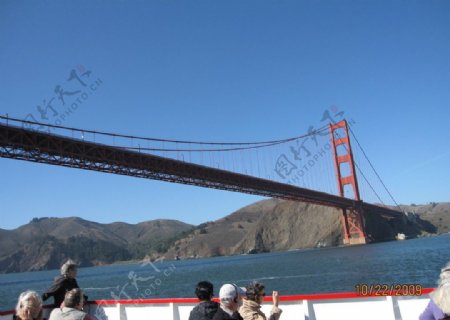 穿越旧金山大桥图片