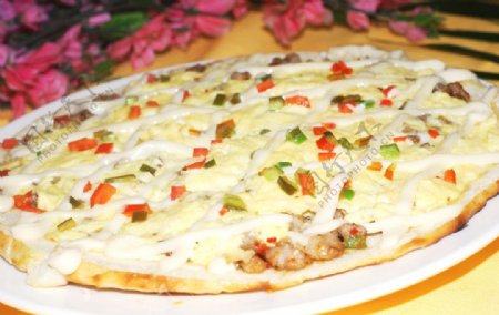 新疆美味匹萨图片