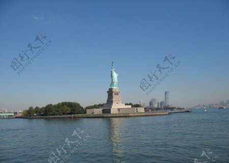 纽约自由岛自由女神像图片