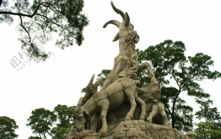广州羊城雕塑图片