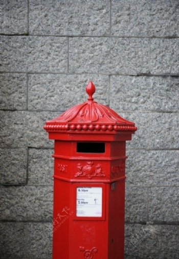 红色的邮箱图片